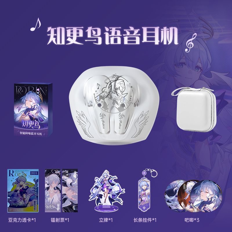 Bluetooth Headset On Ear - Auricolari Bluetooth Robin Honkai:Star Rail Game,
