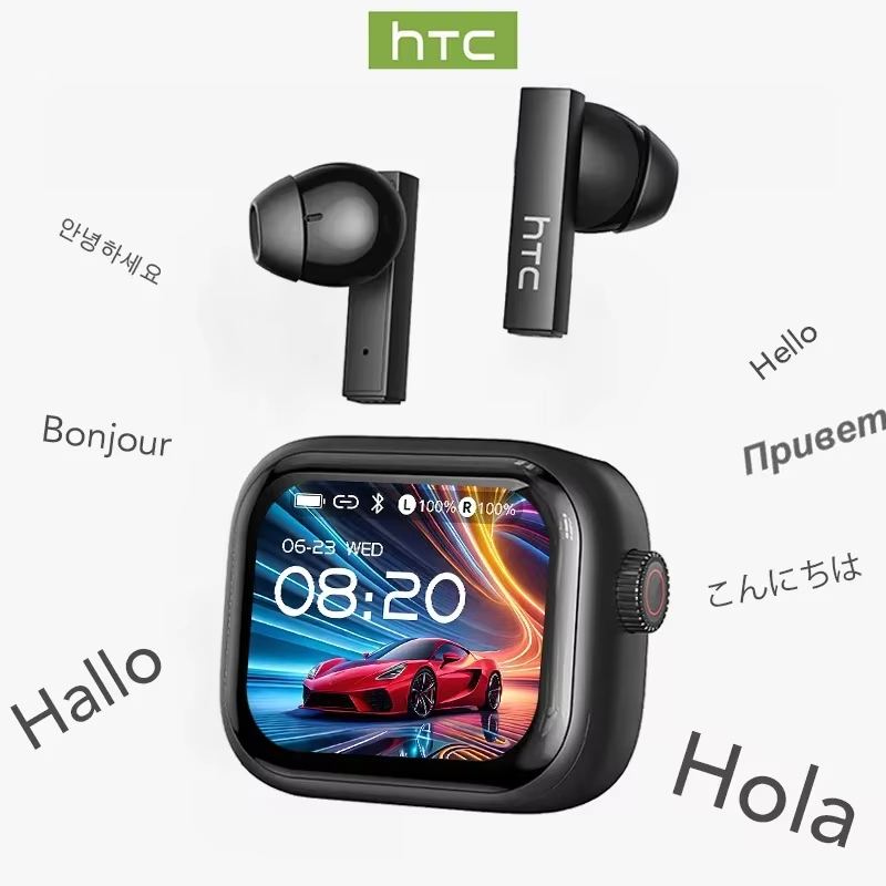 Wireless Earbuds Tws - [Affascinante schermo Ultra HD] Auricolari HTC